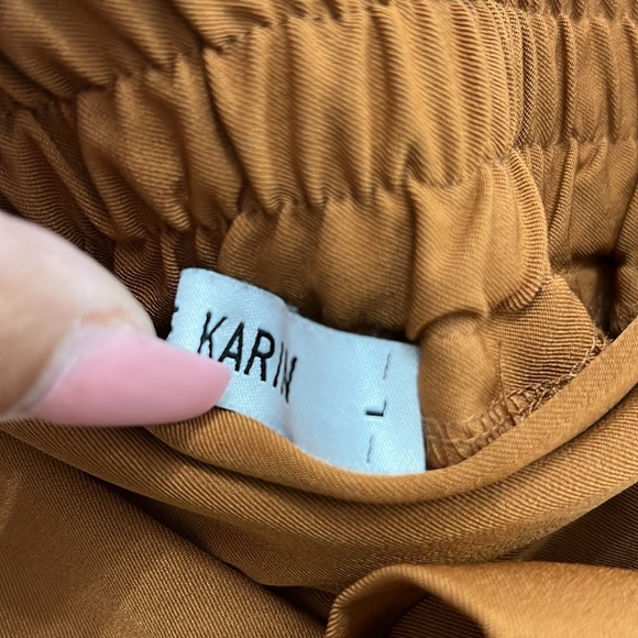 Grace Karin burnt orange women’s‎ size large pants - Picture 4 of 10